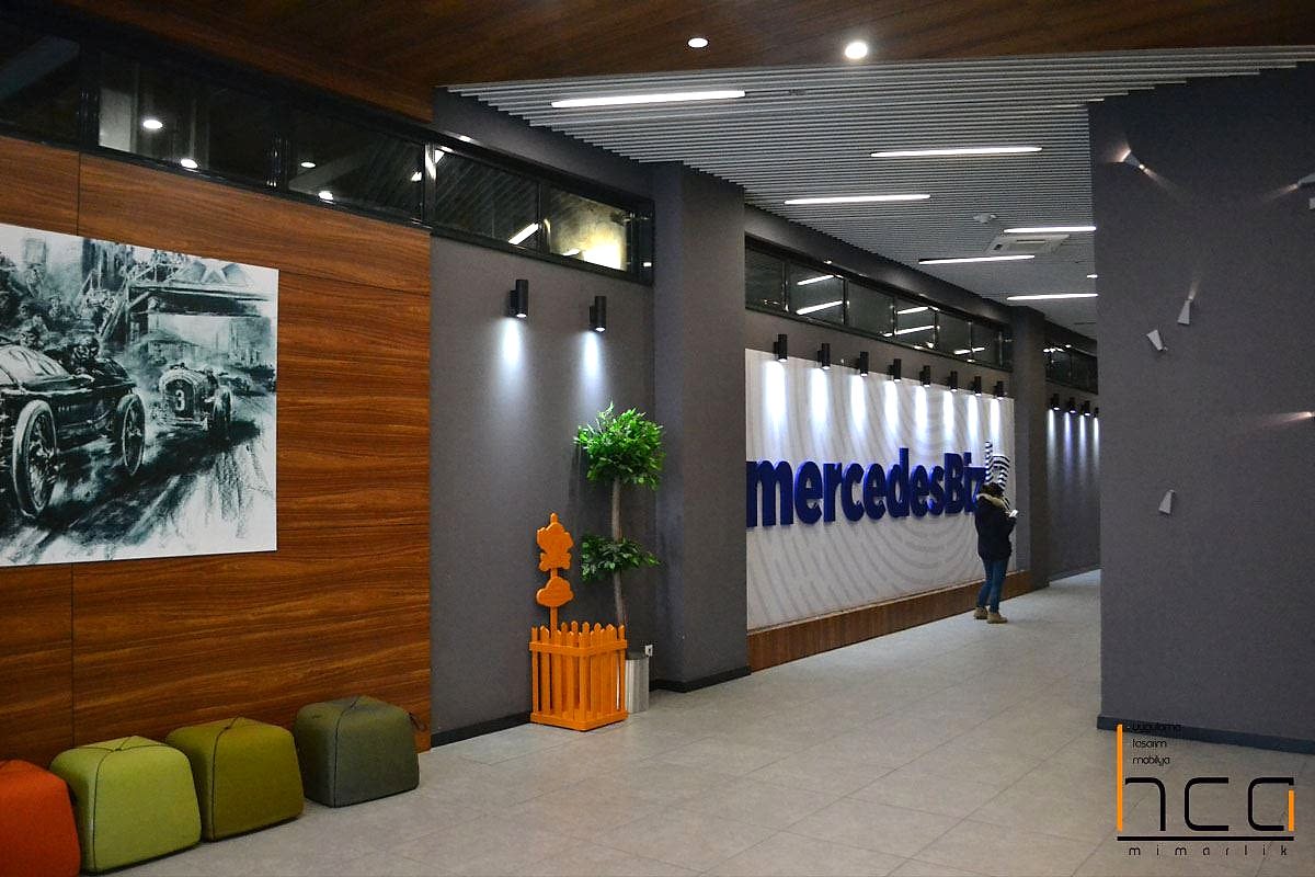 Ofis Dekorasyonu MERCEDES-BEST MOOD Mağaza Projeleri